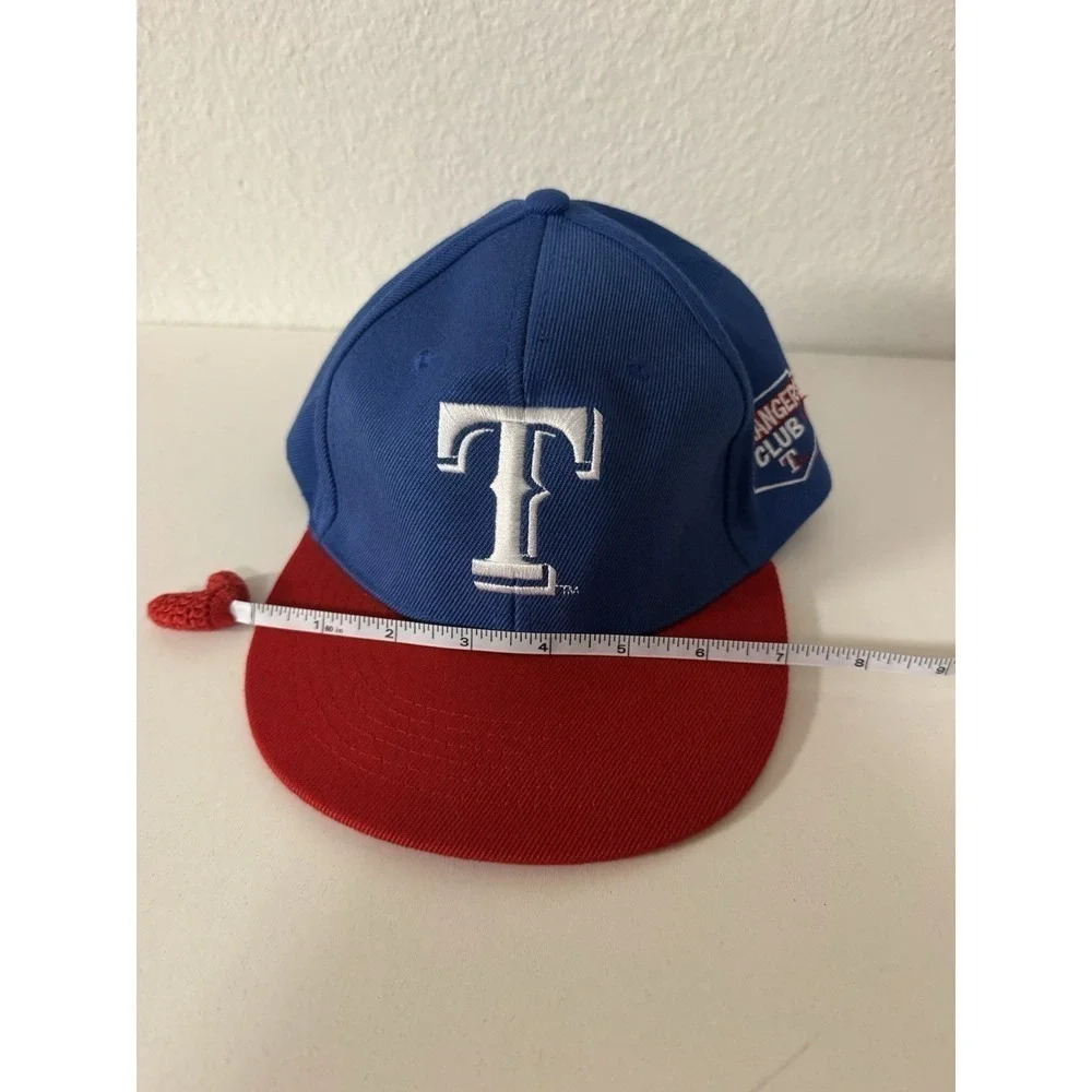 Texas Rangers Jr Rangers Club Hat/Cap Adjustable Snapback MLB Red Blue